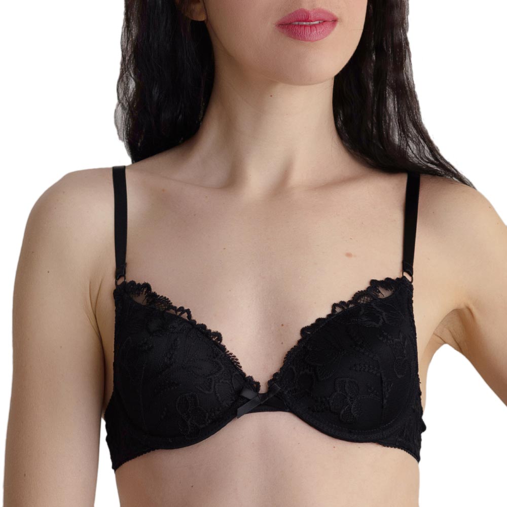 Push-up-BH Maylea | schwarz | LEILANI | Spitzen-BH