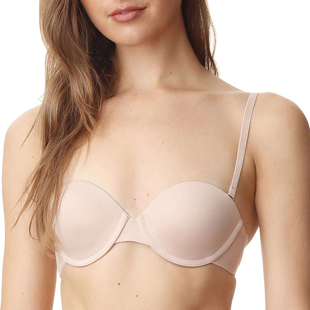 LULALU Cora trägerloser Push-up-BH | beige